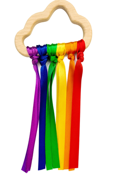 Nube de Madera con Cintas