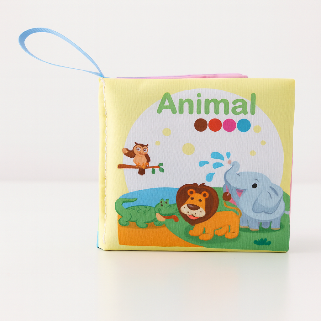 Libro de Tela Sensorial de "Animales"